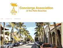 Tablet Screenshot of conciergeassociationpb.org